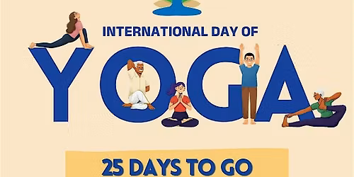 Countdown di 25 giorni alla Giornata Internazionale dello Yoga