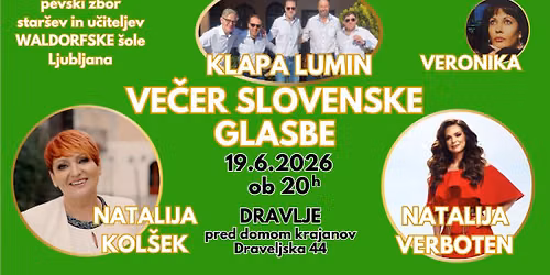 VE\u010cER SLOVENSKE GLASBE