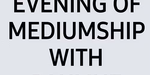 Special Evening of mediumship with Pauline Montgomery