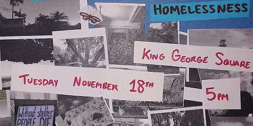 Vigil In Memory of People Who Died While Unhoused