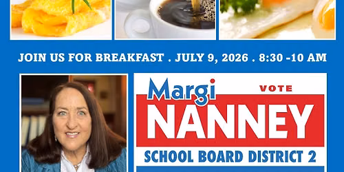 MEET EAT AND GREET BREAKFAST WITH MARGI!