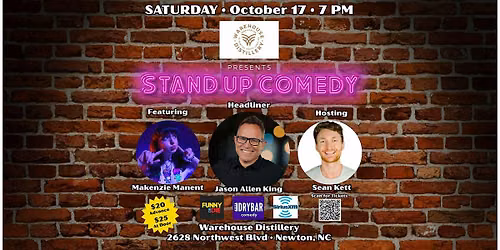 Comedy Night at Warehouse Distillery