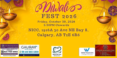 Diwali Fest 2026 \u2013 A Celebration of Light, Culture & Community
