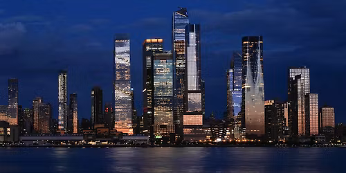 The Manhattan Skyline at "Nautical Twilight"