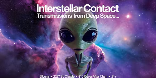 Techno Club presents Interstellar Contact