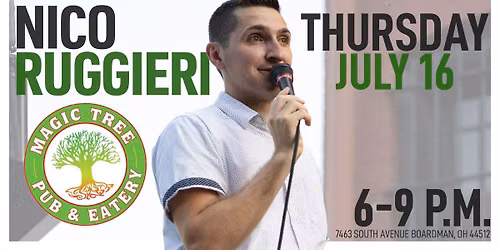 Nico Ruggieri @ Magic Tree Pub & Eatery (Live Music)