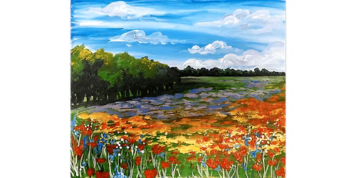 Field of Flowers - Paint and Sip in Houston | Classpop!\u2122