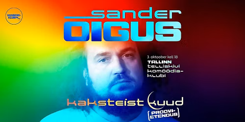 Sander \u00d5igus: "Kaksteist Kuud" - Tallinn - Proovietendus