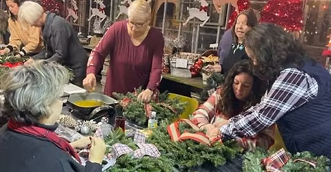 Wreath Making Party!