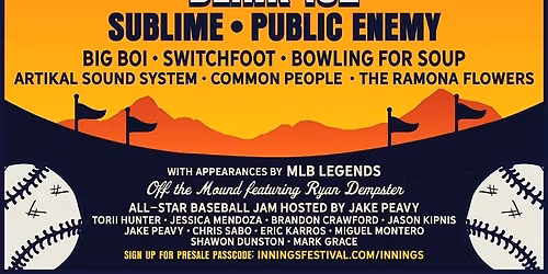 Innings Festival: Mumford and Sons  Goo Goo Dolls & Myles Smith - Friday