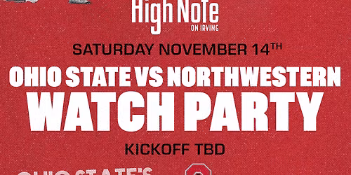 Ohio State vs Northwestern Watch Party