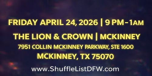  Shuffle List DFW