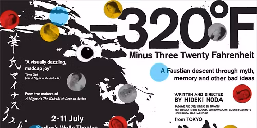 Noda Map - Minus Three Twenty Fahrenheit at Sadlers Wells Theatre