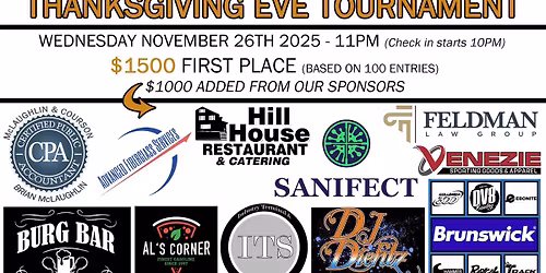 Sims Lanes Thanksgiving Eve Tournament