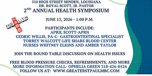 2nd ANNUAL HEALTH SYMPOSIUM