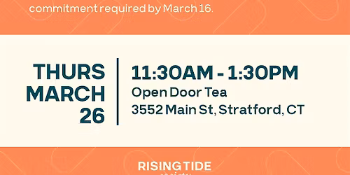 Rising Tide Westport March Meeting: A Mastermind Social