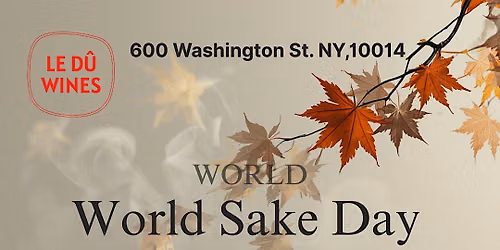 World Sake Day Tasting