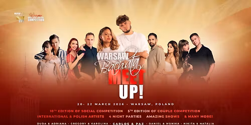 CARLOS & PAZ - 11th edition of Warsaw Bachata Meet Up!