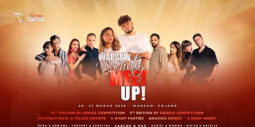 CARLOS & PAZ - 11th edition of Warsaw Bachata Meet Up!