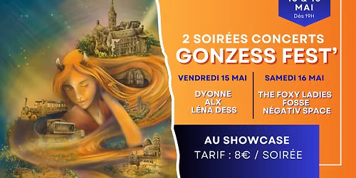 Soir\u00e9e Concert du Gonzess Fest' - Vendredi 15 Mai & Samedi 16 Mai 2026