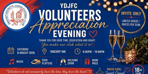 YDJFC | Volunteers Appreciation Evening