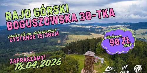 1.Rajd g\u00f3rski "Boguszowska 30-tka"