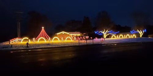 Hammond & Five Mile Christmas Light Show.