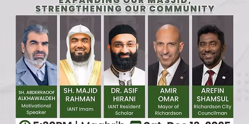 Fundraising Gala: Expanding our Masjid, Strengthening our Community