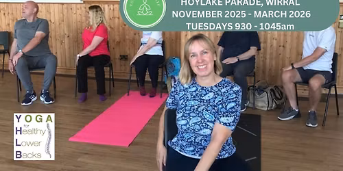 Yoga for Healthy Lower Backs, Hoylake, Nov 2025 - March 2026