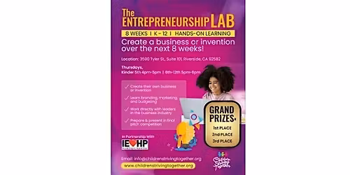 The Entrepreneurship Lab: IEHP Riverside Youth Cohort