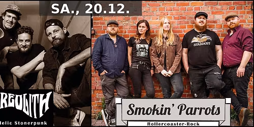 Konzert mit STEREOLITH + SMOKIN\u00b4 PARROTS