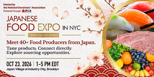 Japanese Food Expo NYC: B2B Trade Fair for Food Buyers