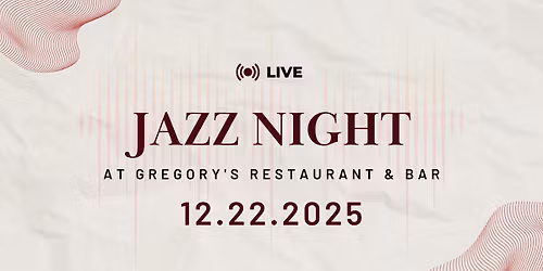 Jazz Night at Gregory's