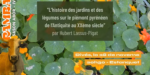 Conf\u00e9rence - Notre histoire \u00e0 travers nos l\u00e9gumes et notre alimentation