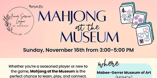 Mahjong at the Museum