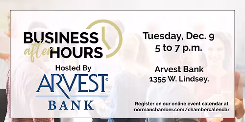 Business After Hours at Arvest Bank