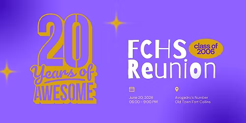 FCHS Class of 2006 - 20 Year Reunion!