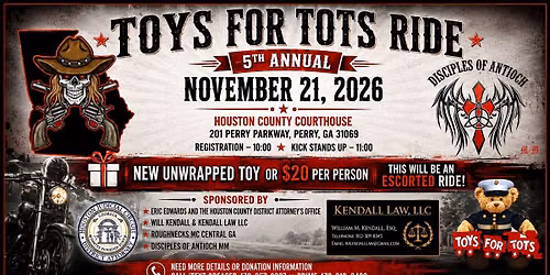 TOYS FOR TOTS RIDE