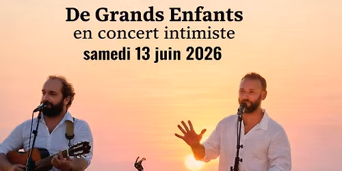 De Grands Enfants en concert intimiste \u00e0 Puygouzon (81)