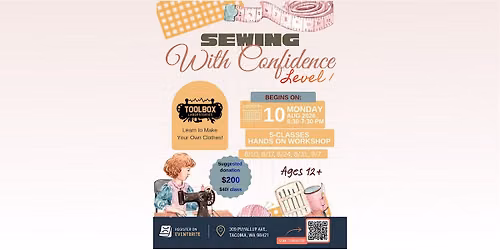 Sewing with Confidence! Level 1