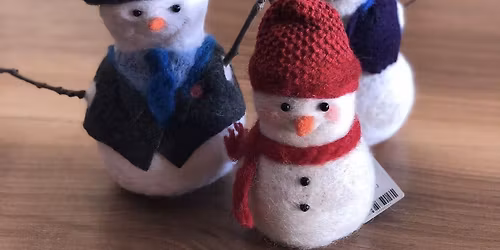Felted Snowmen