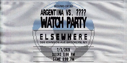 ARGENTINA VS. CABO VERDE -  Round of 32 Watch Party