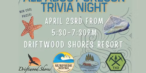 All About Oregon Trivia Night at Surfside Bistro!