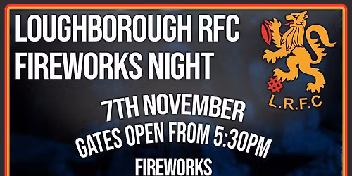 Loughborough Rugby Club Fireworks