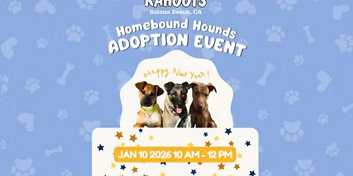 Homebound Hounds Adoption Event at KAHOOTS Solana Beach 