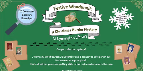 Festive Whodunnit: A Christmas Murder Mystery at Lymington Library