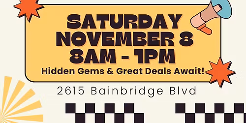 Portlock UMC Yard Sale!