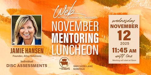 November WEB Mentoring Luncheon