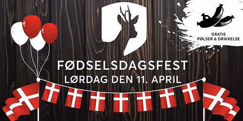F\u00f8dselsdagsfest - 11. april 2026