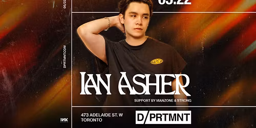 Ian Asher inside DPRTMNT